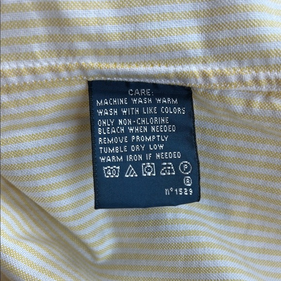 Polo by Ralph Lauren Yellow Striped Women's Top - Picture 4 of 5